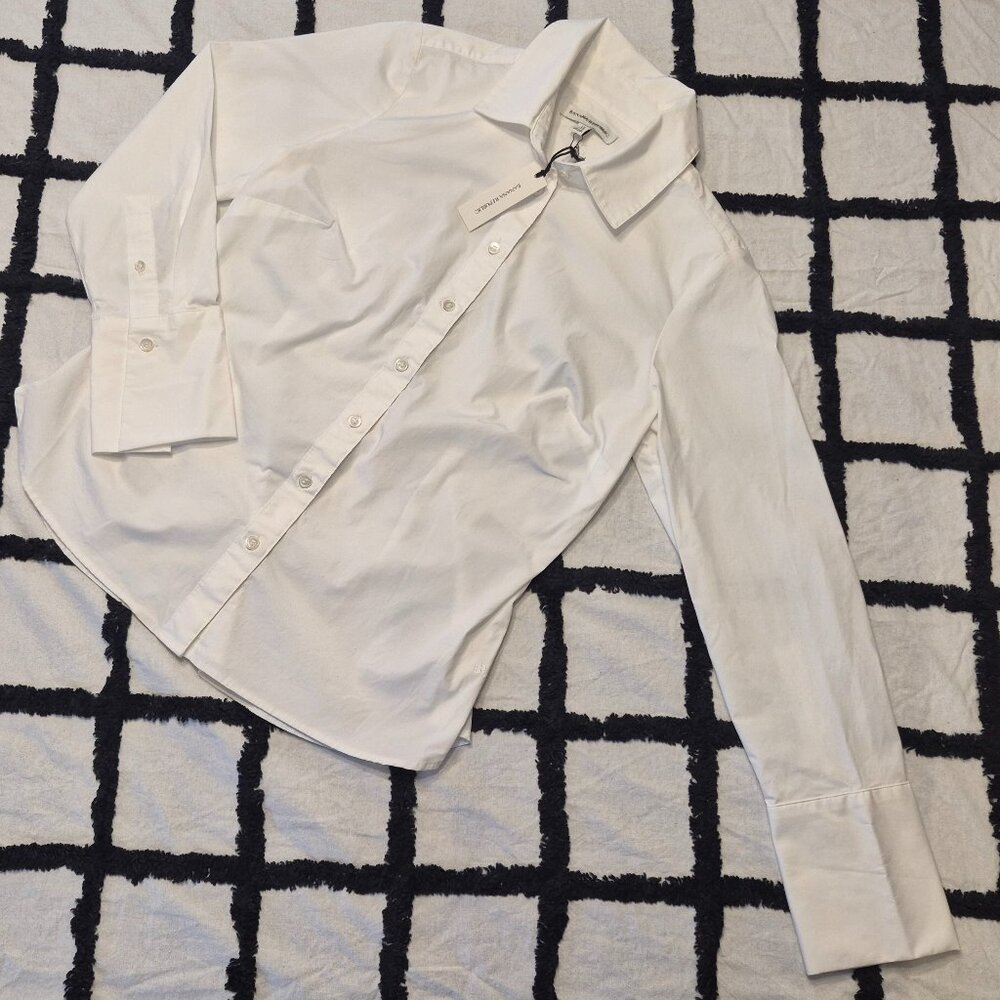 NEW Banana Republic White Riley II Tailored Shirt Collared Button Down - Picture 5 of 11